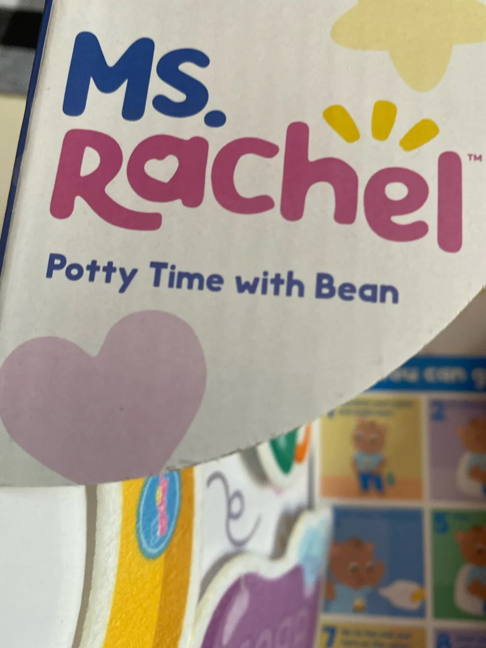 Ms. Rachel’s Potty Time  With Bean Plush Blue ShirtMs. NWT
